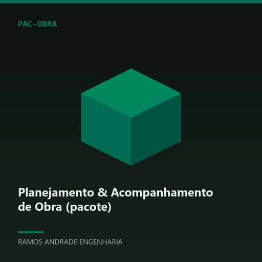 [PAC-OBRA] Planejamento & Acompanhamento de Obra (pacote)